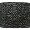 Weaving Paths Black Powder Coated Buckle