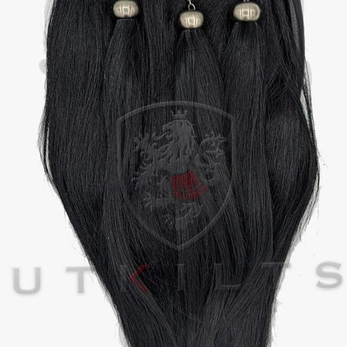 Formal Black Long Goat Hair Sporran