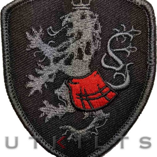 Logo patch Black with red kilt 25296.1492455844.1280.1280