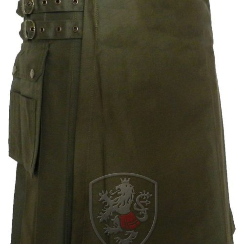 Standard Utility Kilt - Olive Green